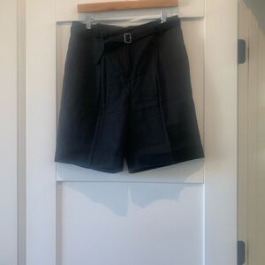 NWT J. Crew Women's Classic Black Belted Shorts